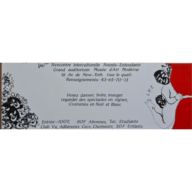 Original La Fête du Reg'art Poster, 1986 For Sale - Image 3 of 6