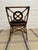 Contemporary Vintage Alleged McGuire Rattan 'Target Back' Armchair For Sale - Image 3 of 9