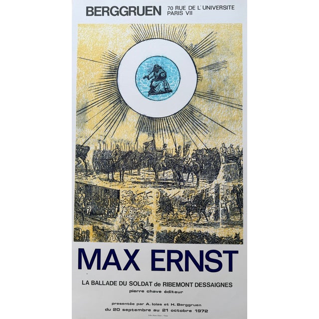 The Soldiers Ballad Exhibition Poster from Max Ernst, France, 1970s For Sale - Image 12 of 12
