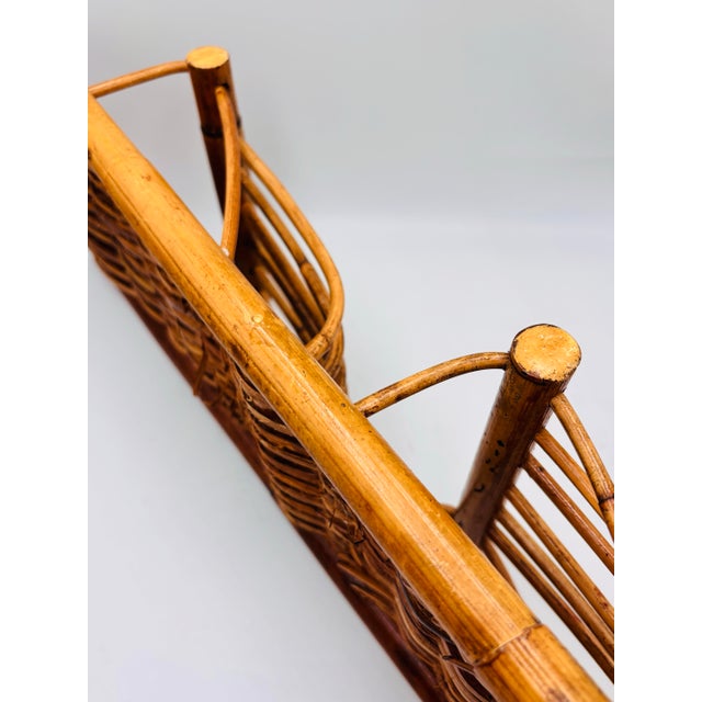 Bamboo/Rattan Wall Mail/Document Holder For Sale In Atlanta - Image 6 of 7