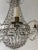 19th C Rare Crystal Beaded Empire Chandelier French Hand Tied Oval Prisms, C1850 For Sale - Image 16 of 17