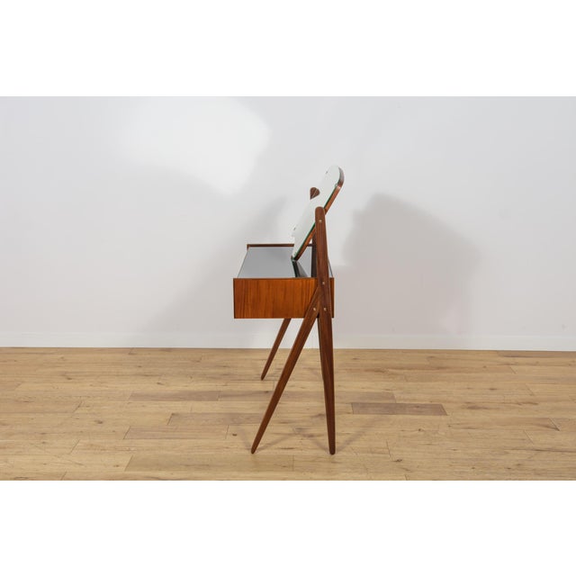 Mid-Century Modern Teak Dressing Table with Mirror by Arne Vodder for Ølholm Møbelfabrik, Denmark, 1960s For Sale - Image 6 of 13