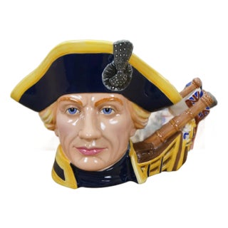 Royal Doulton Character Jug of the Year 2005 Lord Horatio Nelson Coa Box D7236 For Sale