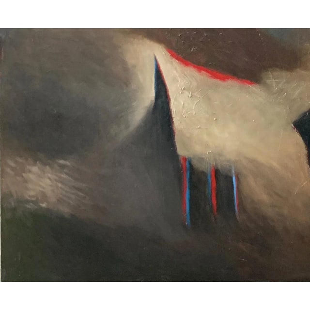 William Stephens Shields, Jr., 1925 - 2010 "The Manifestation" 1994 Oil on canvas 48"x36" artist framed Signed lower...