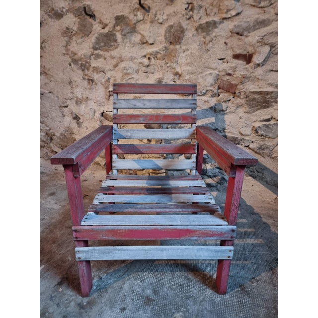 French Lounge Chairs in Beech and Chestnut, 1930s, Set of 5 For Sale - Image 16 of 18