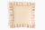 Tassel Embroidered Linen Pillow, Bisuqe and Petal Pink, 24 "x 24" For Sale - Image 10 of 14