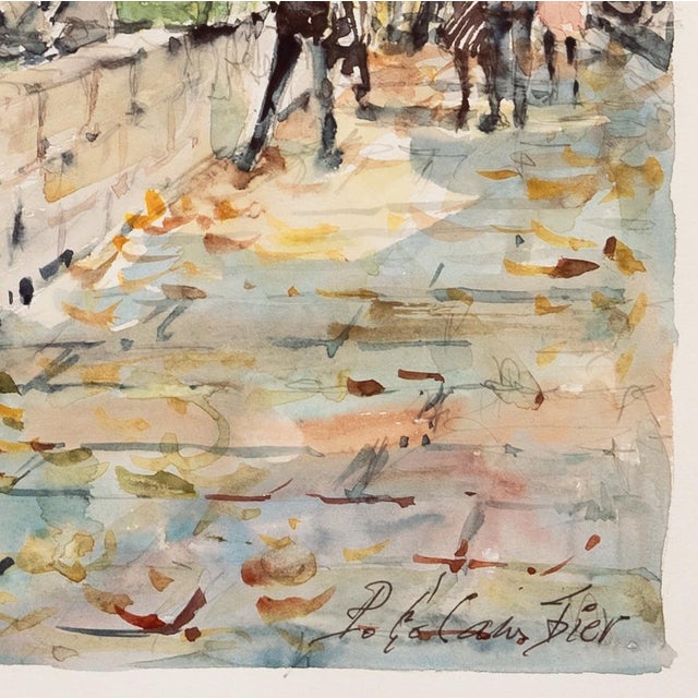 French 'The Left Bank' by Pierre Eugene Cambier, Paris, Salon D'Automne, Salon Des Independents For Sale - Image 3 of 10