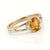 Not Yet Made - Made To Order Citrine & Cz Engagement Ring in 925 Sterling Silver Us 7 For Sale - Image 5 of 5