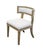 FOUR HANDS FURNITURE Carter Contemporary Modern White Washed Oak Dining Side Chair 32" High 22" Wide 22.5" Deep Seat:...