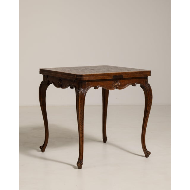 French Mid 20th Century Louis XV Expanding Side Table For Sale - Image 3 of 14