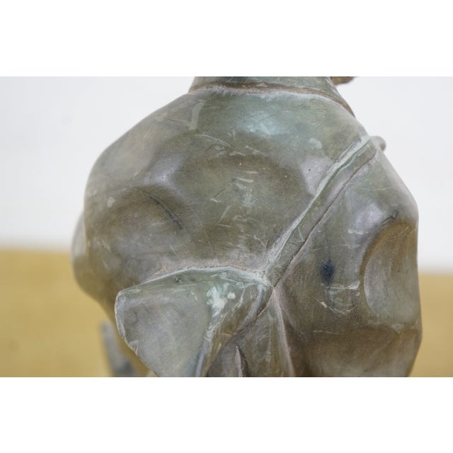 Vintage Carved Folk Art Tramp Hobo Barefoot Homeless Man Figurine 16" For Sale - Image 14 of 14