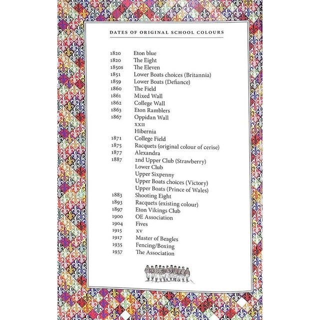 2000 - 2009 "Eton Colours: An Essential Illustrated Aide Memoire" 2008 Campbell, Lachlan For Sale - Image 5 of 13