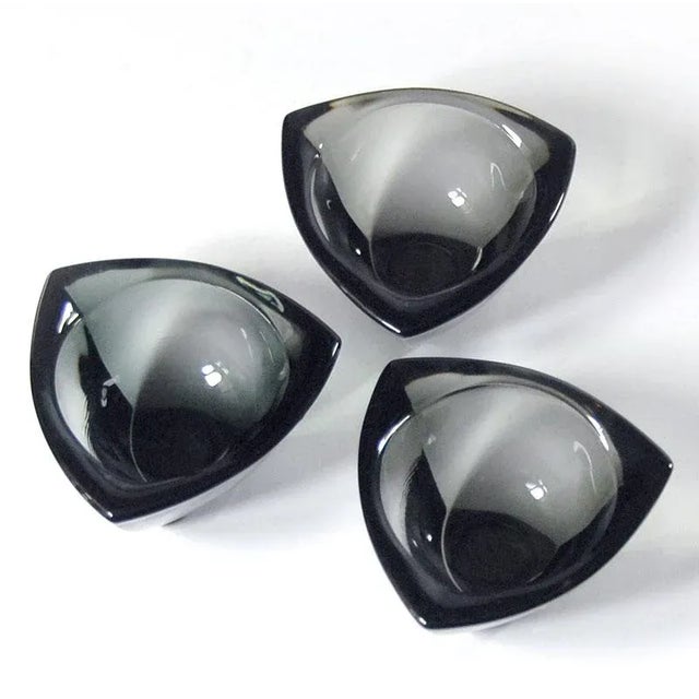 Mid-Century Bowls by Kaj Franck for Nuutajärvi Notsjö, Set of 3, in Very Good conditions. Designed 1950 to 1959 This piece...