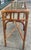 Late 20th Century Coastal Bamboo Sofa Console Table Server Rattan Glass Top For Sale - Image 4 of 12