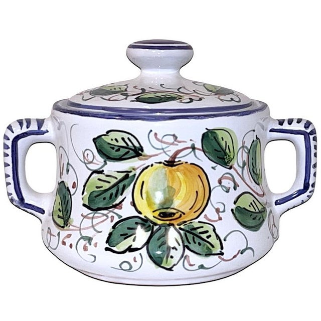 Traditional Frutta Sugar Bowl For Sale - Image 3 of 3