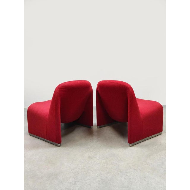 1970s Set of Vintage Alky Lounge Chairs by Giancarlo Piretti for Artifort, 1970s For Sale - Image 5 of 6