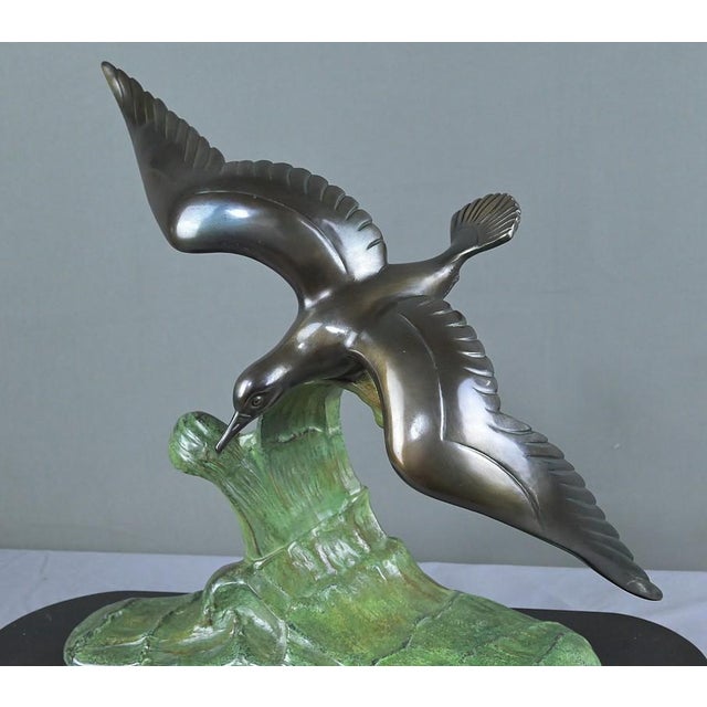 Charles Ruchot, Bird in Flight, 1920s, Bronze For Sale - Image 9 of 18
