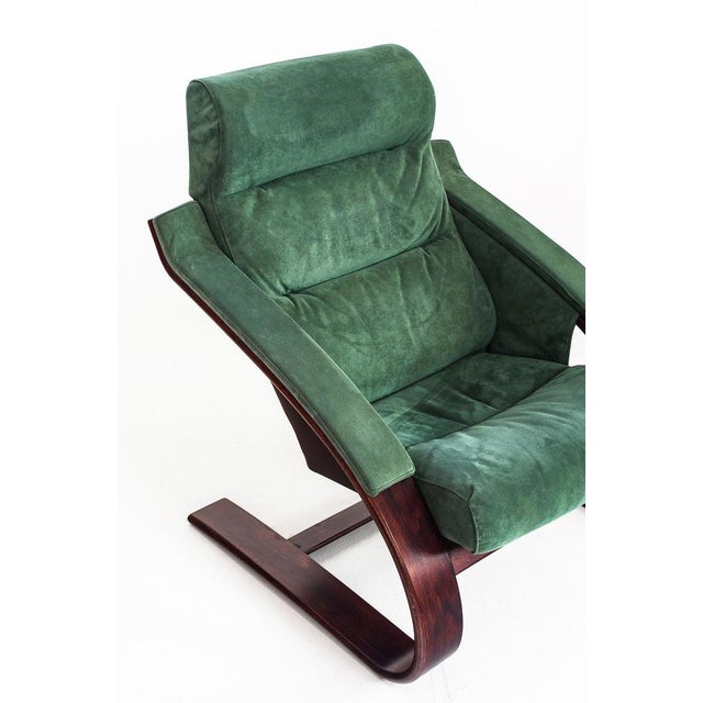Vintage Armchair in Alcantara by Åke Fribyter for Nelo Möbel, Sweden, 1990s For Sale - Image 9 of 12