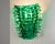 Metal Large Green Murano Glass Wall Lamps with Spikes and Gold Finish Frames, 1990s, Set of 2 For Sale - Image 7 of 12