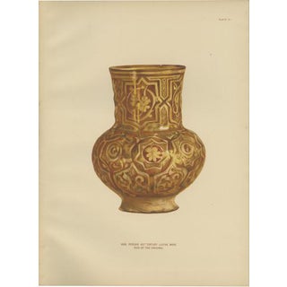 Henry Wallis, Lustreware Vase, 1899, Chromolithograph For Sale