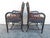 Pair of Ebonized Bamboo Armchairs in the Brighton Pavillion Style For Sale - Image 15 of 18