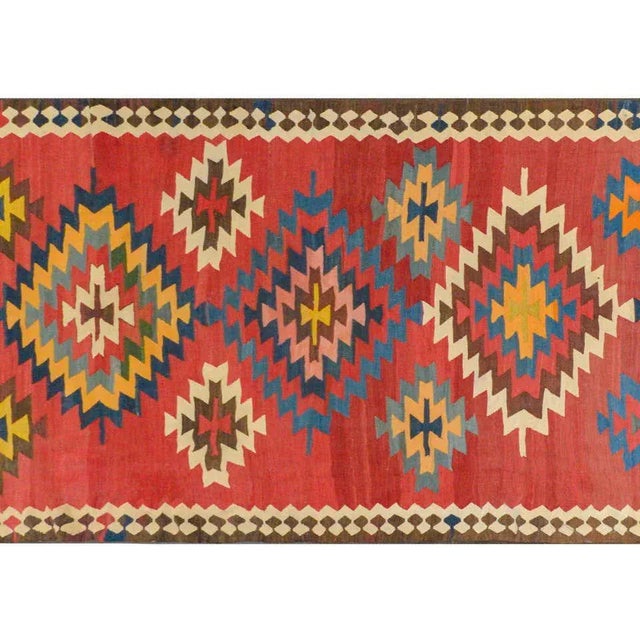 1940s Early 20th Century Kilim Runner For Sale - Image 5 of 11