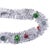Bring festive cheer to your holiday decor with this Tinsel Sleigh Bell Ornament Garland. Featuring a blend of red, green,...