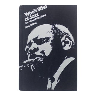 1978 Who's Who of Jazz: Storyville to Swing Street by John Chilton Hard Cover Book For Sale