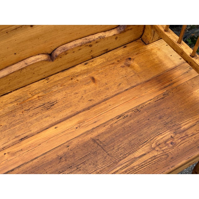 Pine Bench or Settle For Sale - Image 10 of 14