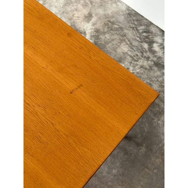 Swiss Alpine Stabelle Oak Dining Set, Mid-Century — Set of 5 For Sale - Image 13 of 18
