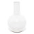 Drawing on a long Chinese tradition of ceramics, this striking long-necked vase is cloaked in an all-over milky white...
