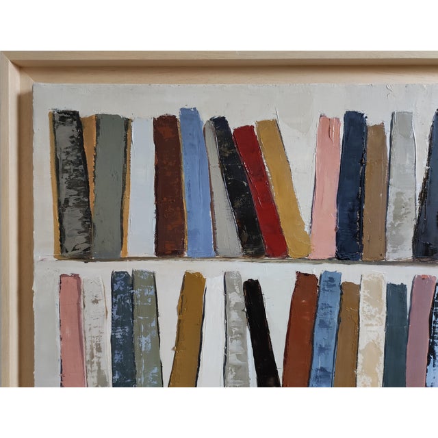 Logos, Abstract Library, Contemporary Art, Framed by Sophie Dumont For Sale - Image 9 of 10