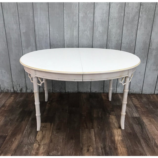 Thomasville Allegro Faux Bamboo Dining Table Chairish