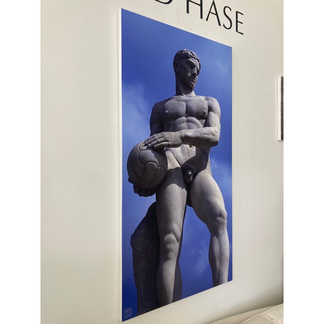 William Gray Harris Photograph on Canvas “Calciatore in Riposo" For Sale - Image 9 of 10