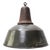 Vintage Industrial Brown Enamel Factory Pendant Lamp For Sale - Image 6 of 6