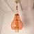 1990s 1990s Pink and Amber Murano Glass Pendant Lights - Pair For Sale - Image 5 of 13