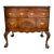 19th Century Antique Queen Anne Lowboy Server With Shell Carving For Sale