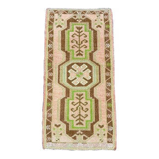 Turkish Oushak Runner Rug 2'10" x 14'2" #17736 For Sale