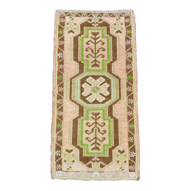 Turkish Oushak Runner Rug 2'10" x 14'2" #17736 For Sale