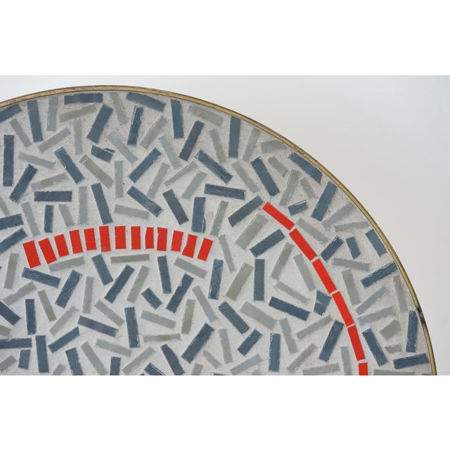 1960s Mid-Century Mosaic Bowl or Wall Plate by R. Zimmermann for Ritter, 1950s For Sale - Image 5 of 12