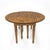 Antique Tuscan Elm Extendable Round Dining Table with Five Leaves, 1900 For Sale - Image 10 of 15