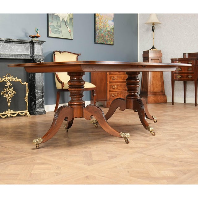 Henredon 1990s Vintage Henredon Dining Table For Sale - Image 4 of 15