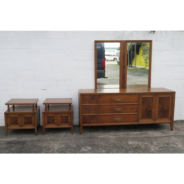 Fancher Furniture Mid Century Nightstands Side End Bedside Tables a Pair 6244 For Sale - Image 17 of 17