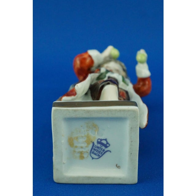 20th Century Porcelain Figurine of Child with Fruit from Unterweißbach, Germany For Sale - Image 16 of 18