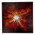 Midcentury Abstract Oil Painting Solar Flares For Sale