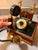 Wood Vintage 1974 Deco-Tel Wood Rotary Phone Brass Eagle Western Electric - Works Great For Sale - Image 7 of 11