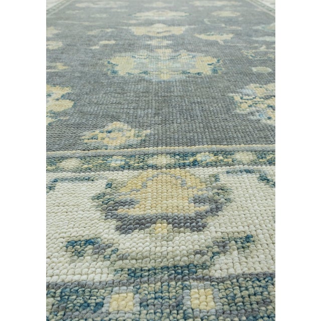 Early 21st Century Turkish Oushak Rug 4'2" x 5'2" #17160 For Sale - Image 5 of 8