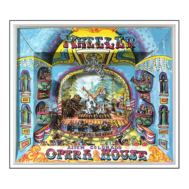 1980s Wheeler Opera House, Red Grooms For Sale