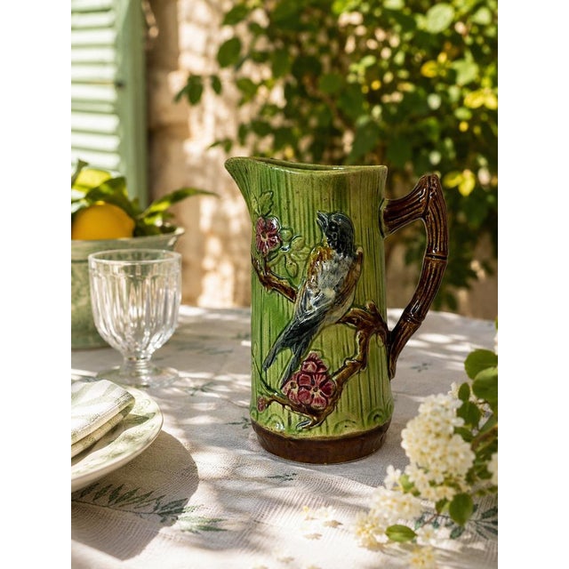 Earthenware Slip Jug, 1890s For Sale - Image 11 of 12