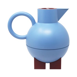 Postmodern Blue Euclid Thermos by Michael Graves for Alessi For Sale